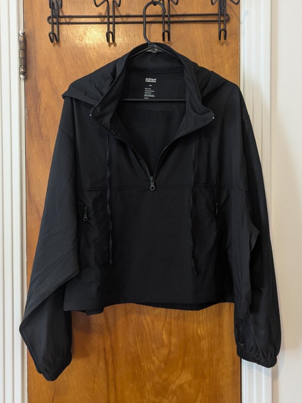 Girlfriend Collective Hummingbird Half-Zip Windbreaker (XXL)